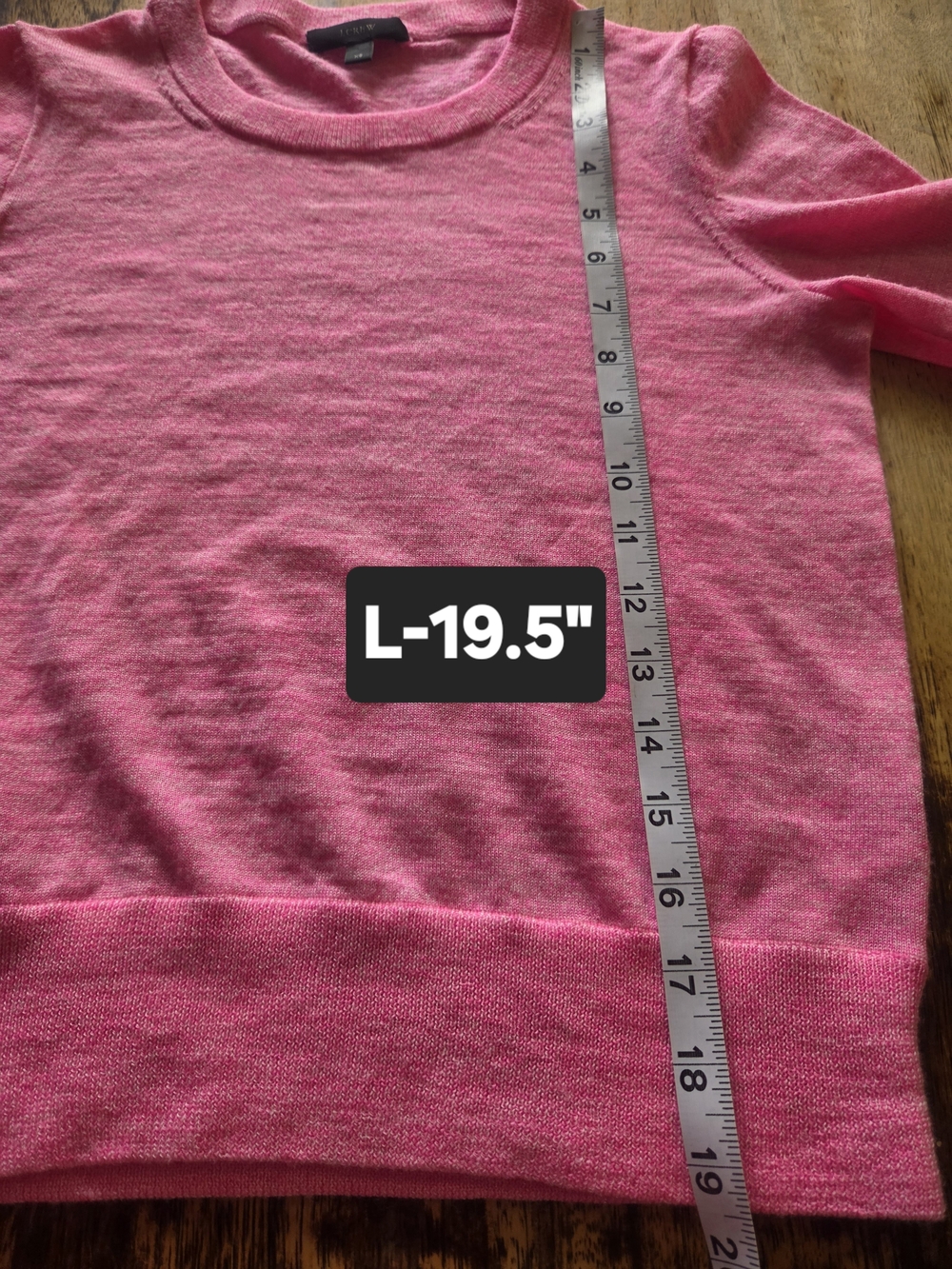 J. Crew Pink Scoopneck Lightweight Sweater - Picture 8 of 8